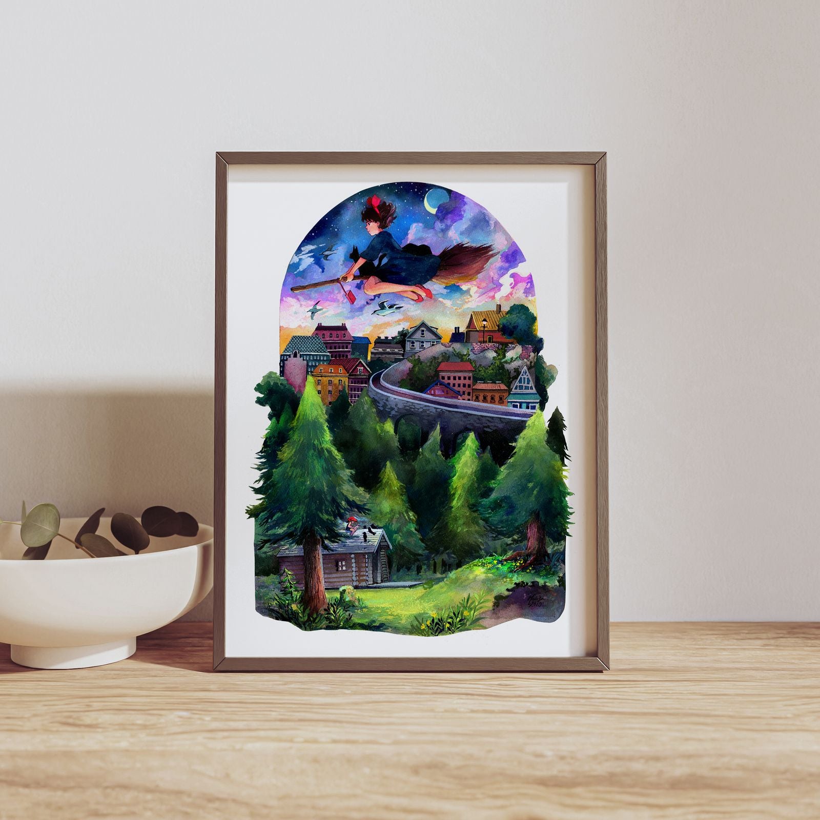 An Evening Flight Print