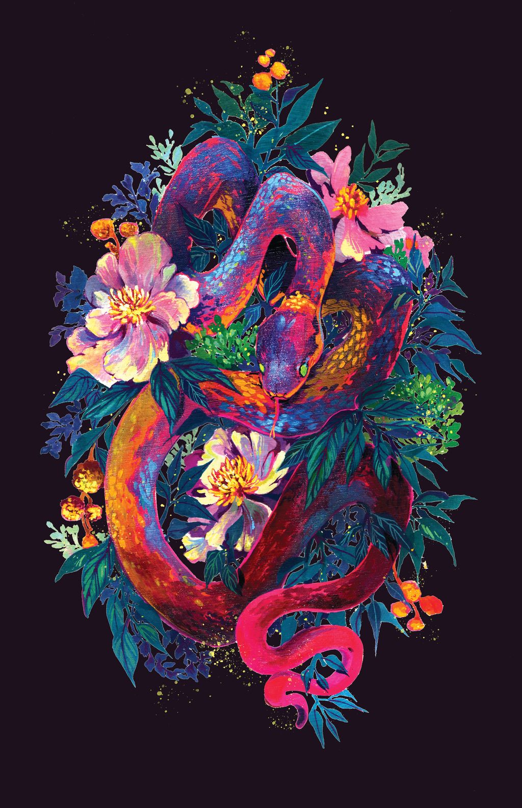 Poison in the Peonies Print