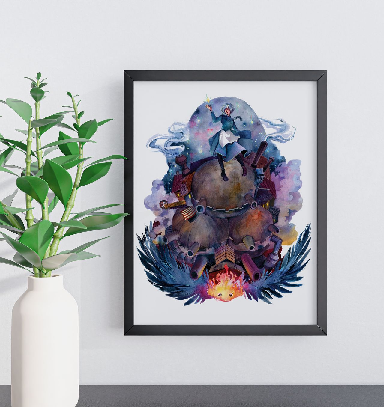 The Star that ate his heart Print