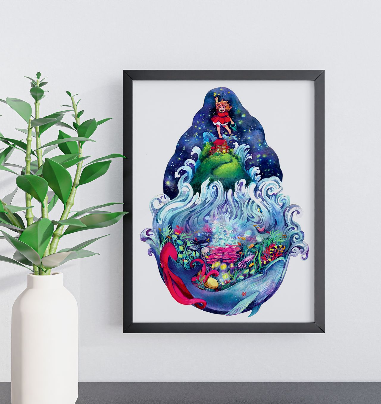 To reach beyond the Sea Print