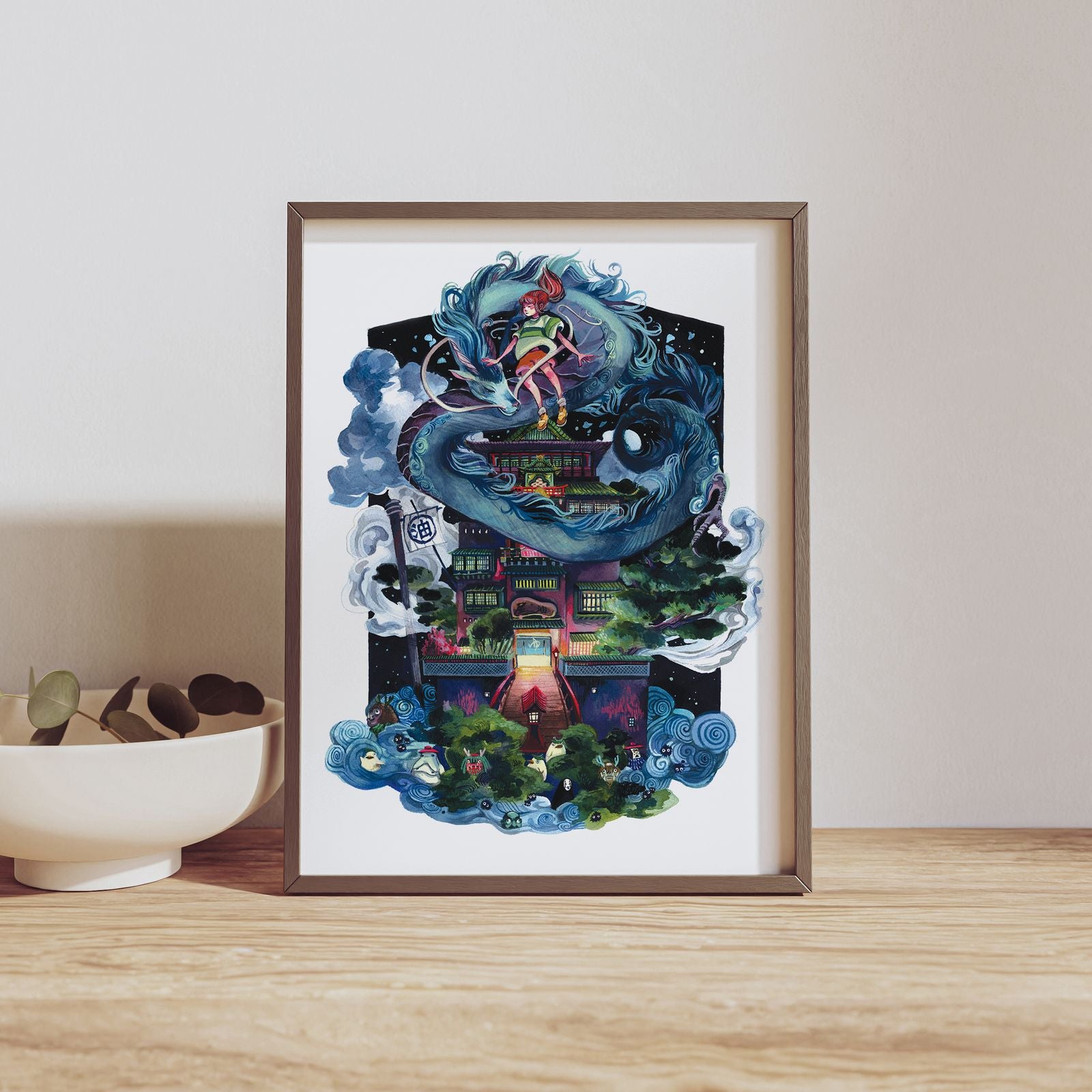 Over the Bath House print