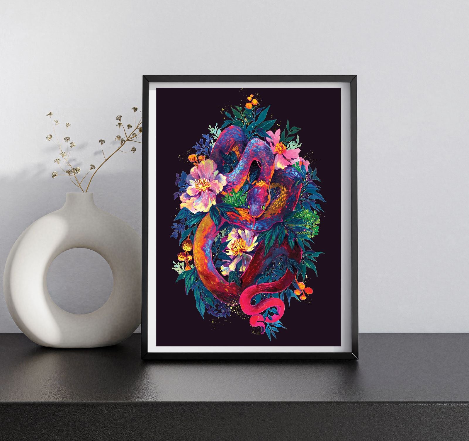 Poison in the Peonies Print